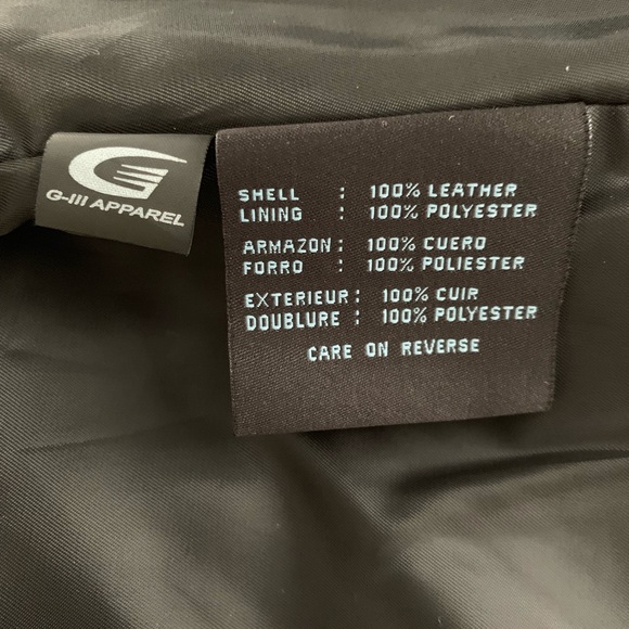 Enzo Angiolini Leather Black Jacket (Size Small) - Picture 8 of 8